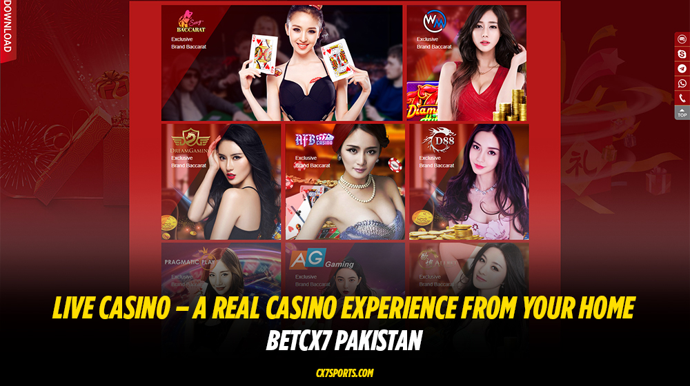 Live Casino – A Real Casino Experience from Your Home