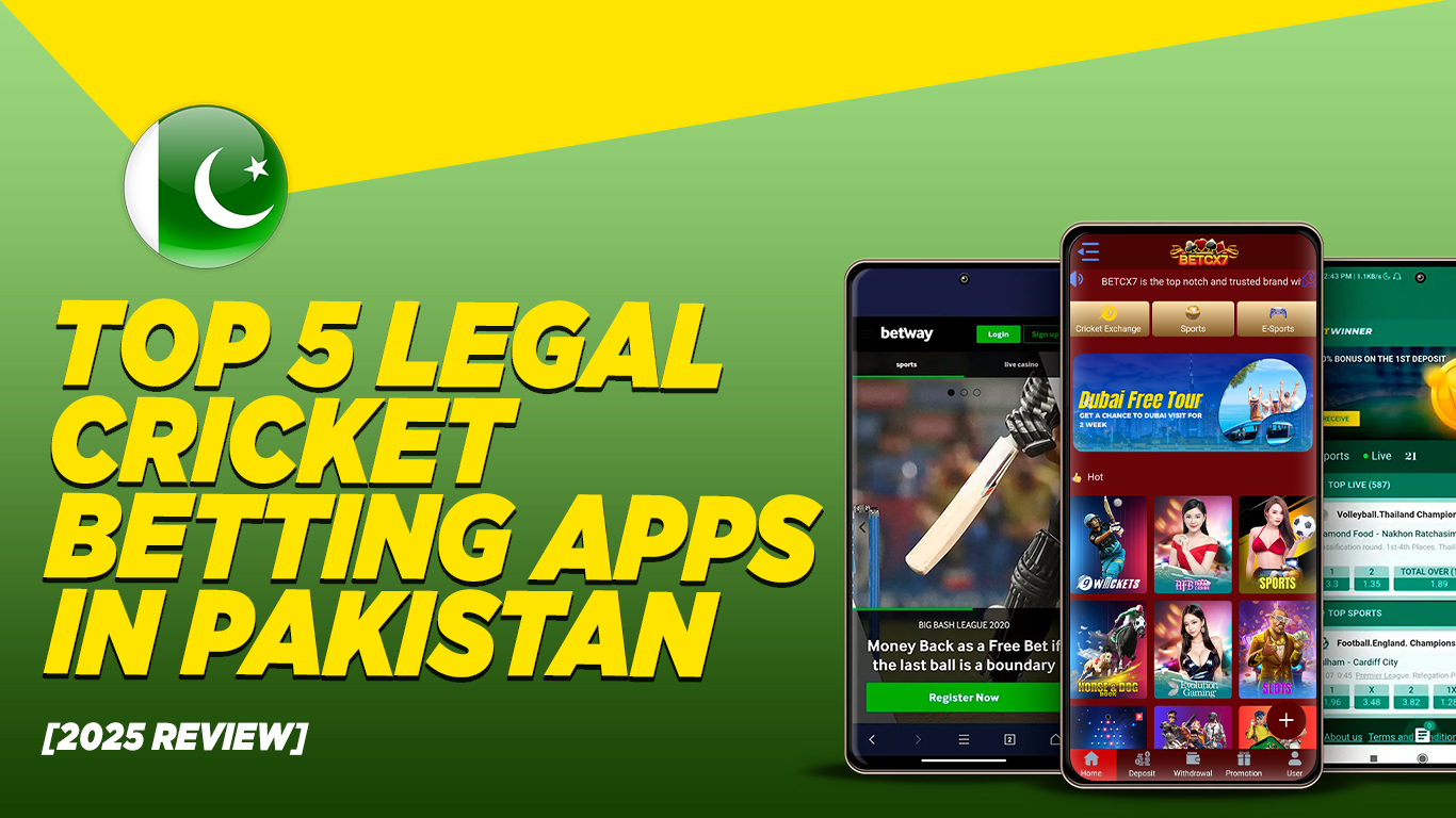 Top 5 Legal Cricket Betting Apps in Pakistan [2025 Review]