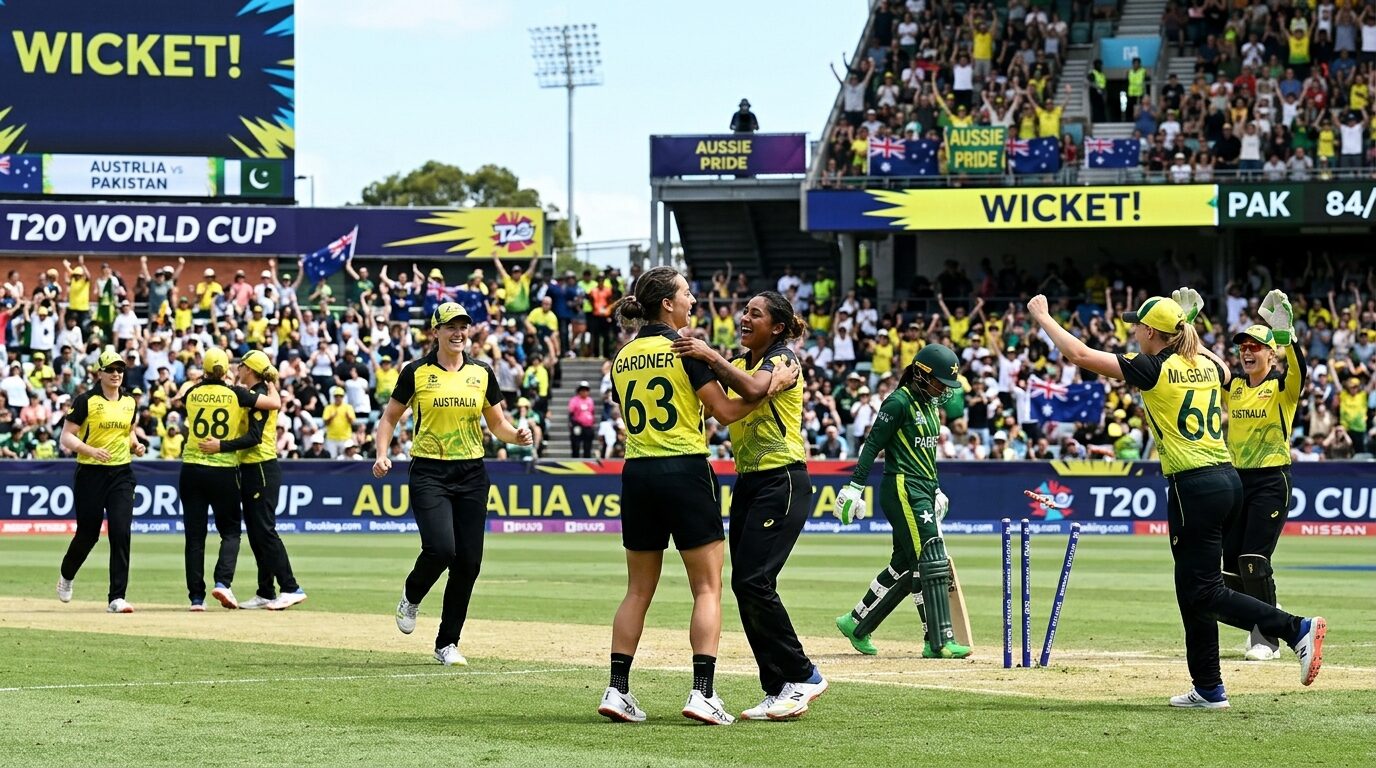 Australia Women Dominate Pakistan to Edge Closer to T20 World Cup Semis