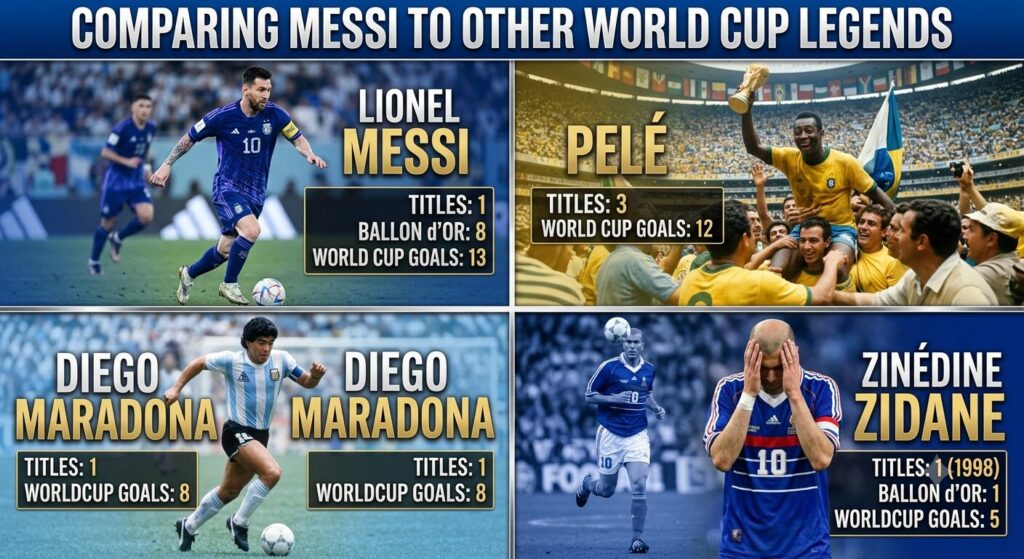Comparing Messi to Other World Cup Legends