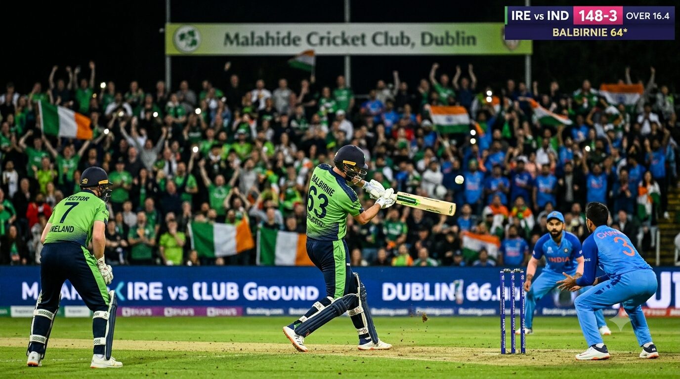 Ireland Stun India in Historic First T20I Victory