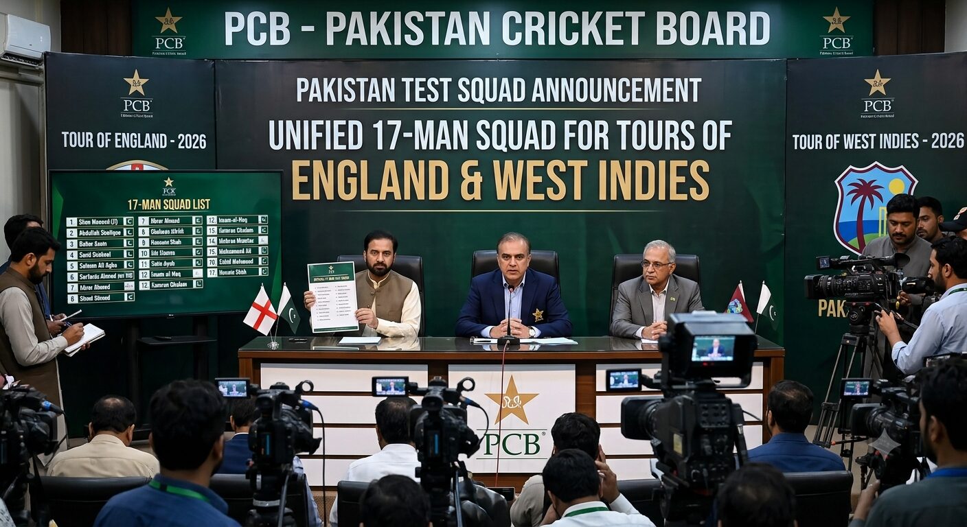 Pakistan to Announce Unified 17-Man Test Squad for England and West Indies Tours