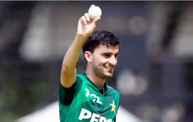 Sufiyan Muqeem Pakistan Future walks back after registering figures of 5/3 in the second T20I against Zimbabwe at Queens Sports Club in Bulawayo on December 3, 2024. — AFP