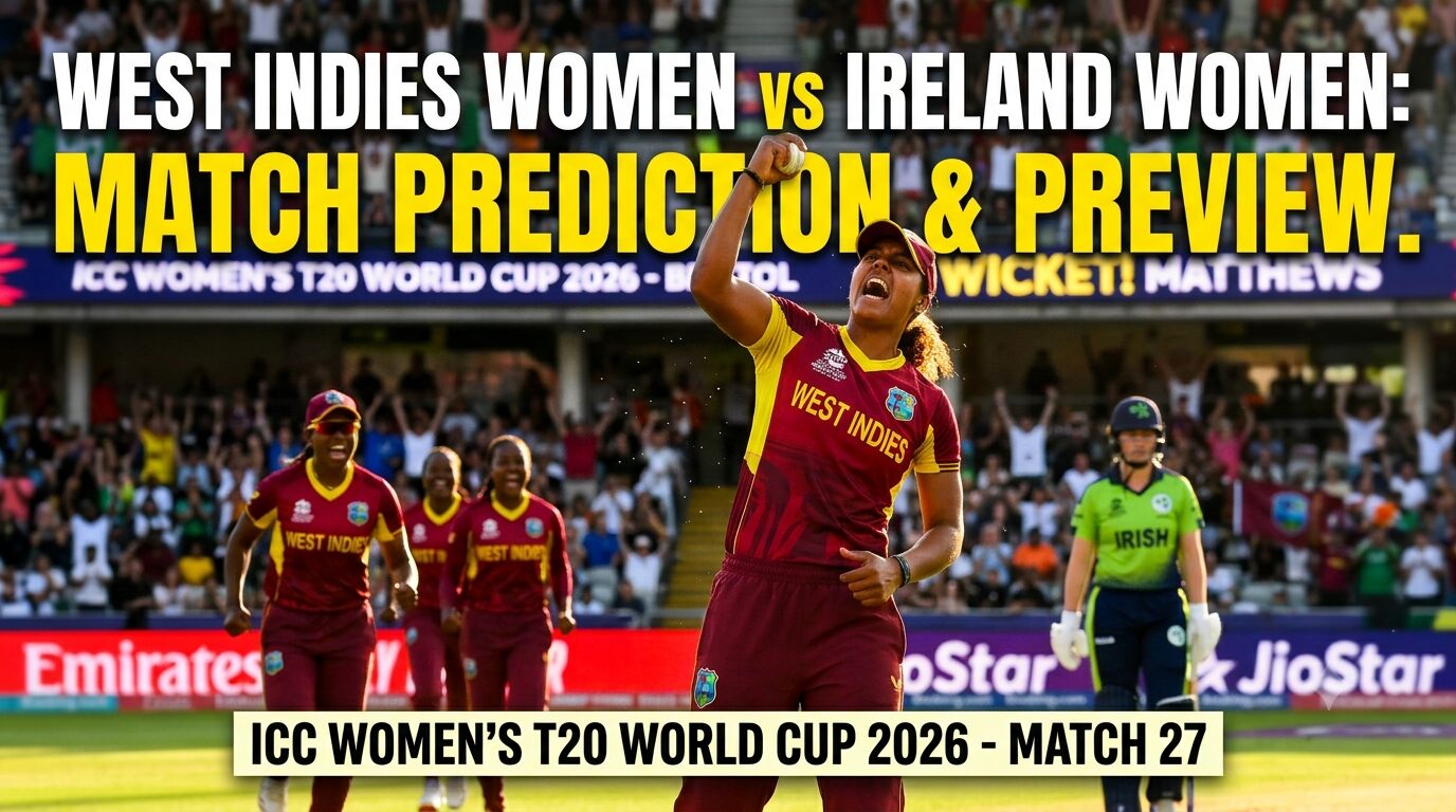 WI-W vs IRE-W Match Prediction Who Will Win Today's Women's T20 World Cup Clash