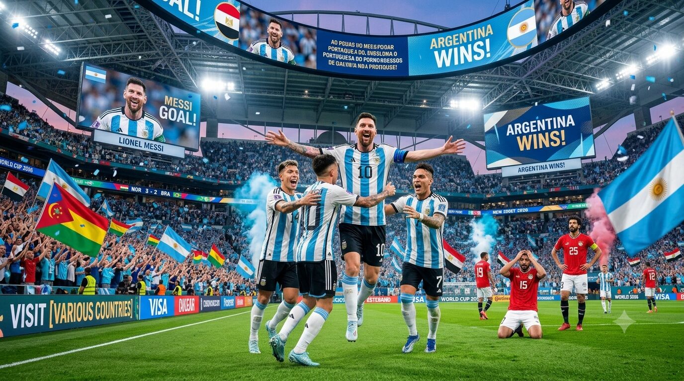 Argentina vs Egypt 2026 World Cup Defending Champions Secure Quarterfinal Berth in Historic Late Thriller