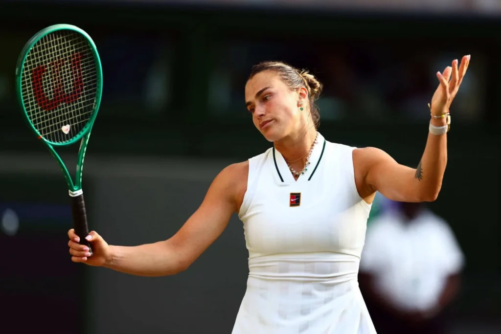 Aryna Sabalenka noted that she wasn't happy with her display against Naomi Osaka and admitted that she was "overpowered" by the world No. 14.

