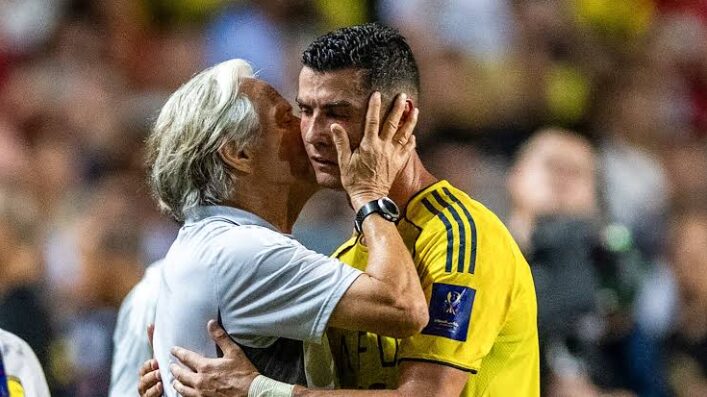 Cristiano Ronaldo Portugal and  Jorge Jesus