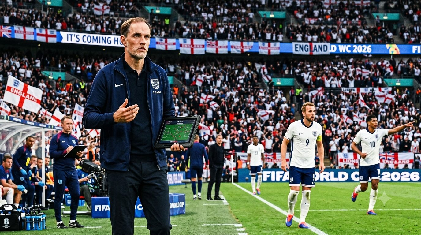 England World Cup 2026 analysis featuring Thomas Tuchel and Three Lions players