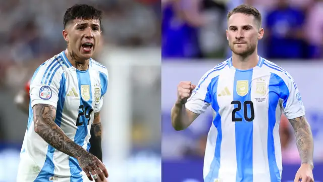 Enzo Fernandez and Alexis Mac Allister 