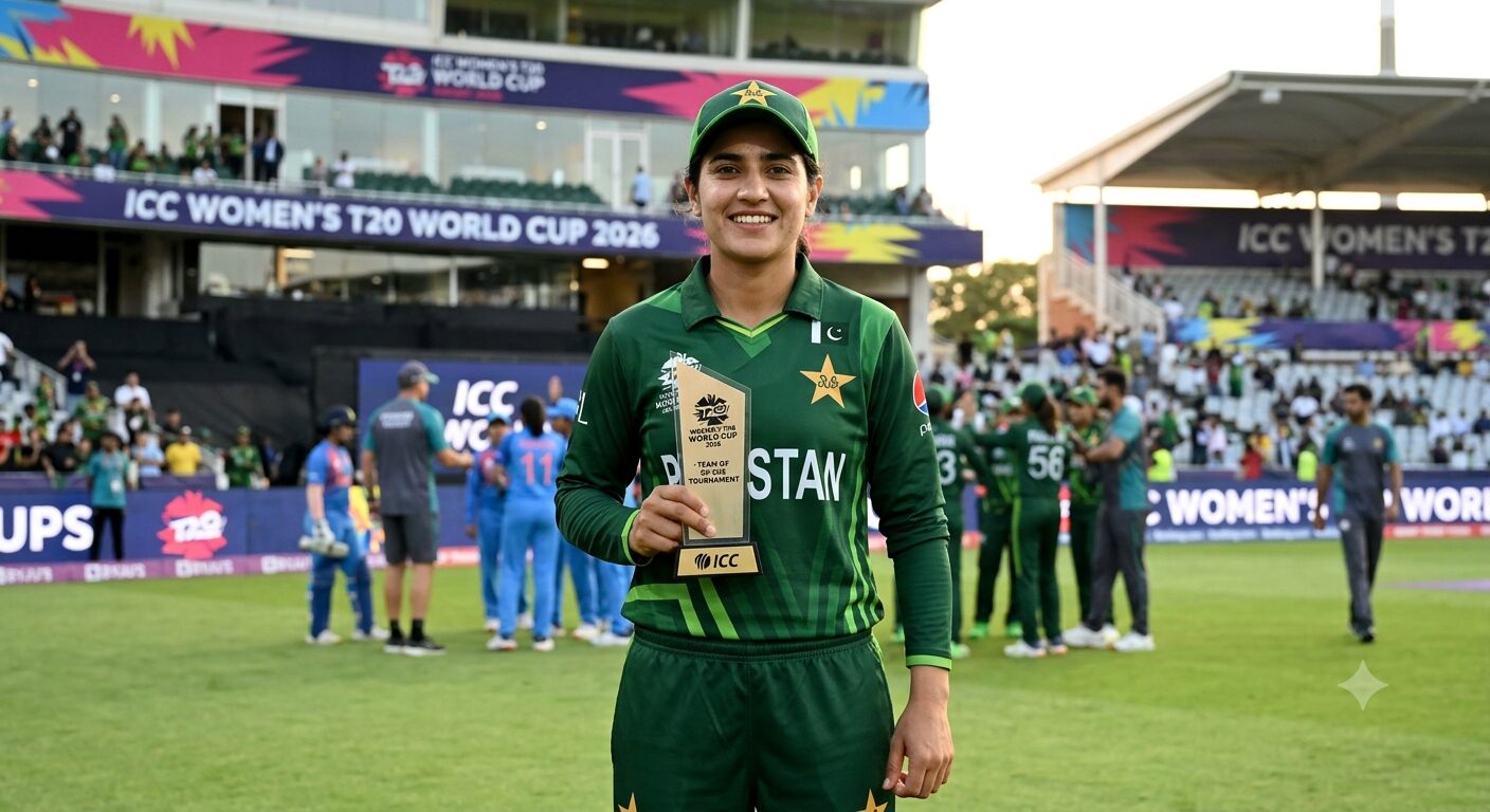 Fatima Sana Named in ICC Women's T20 World Cup 2026 Team of the Tournament