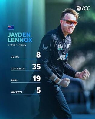 Jayden Lennox five-wicket haul
