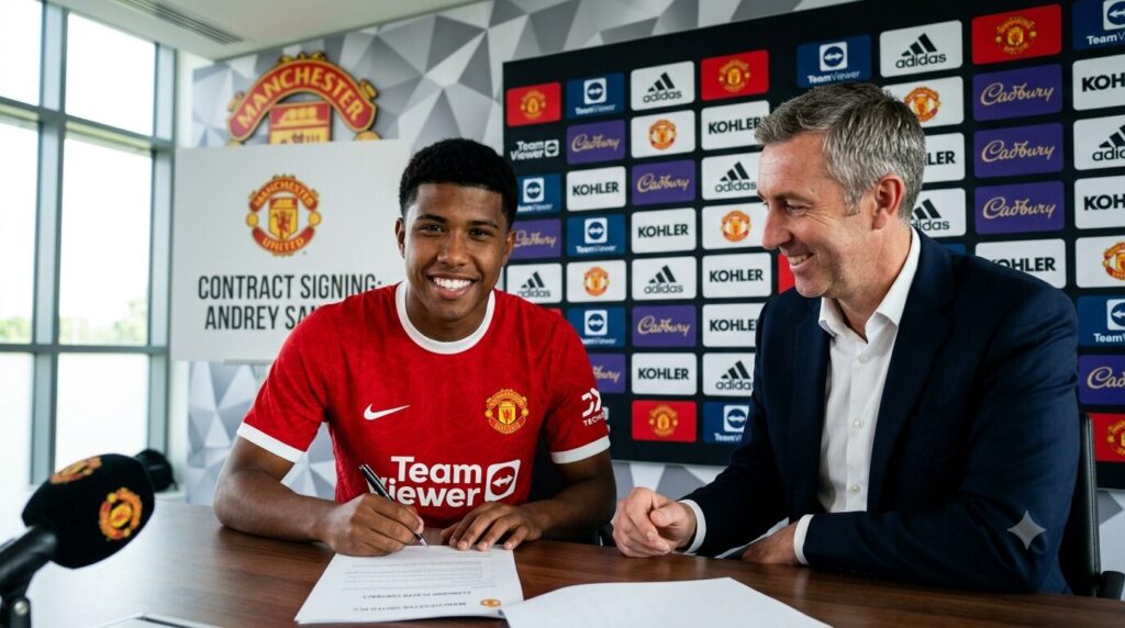 Manchester United Sign Andrey Santos