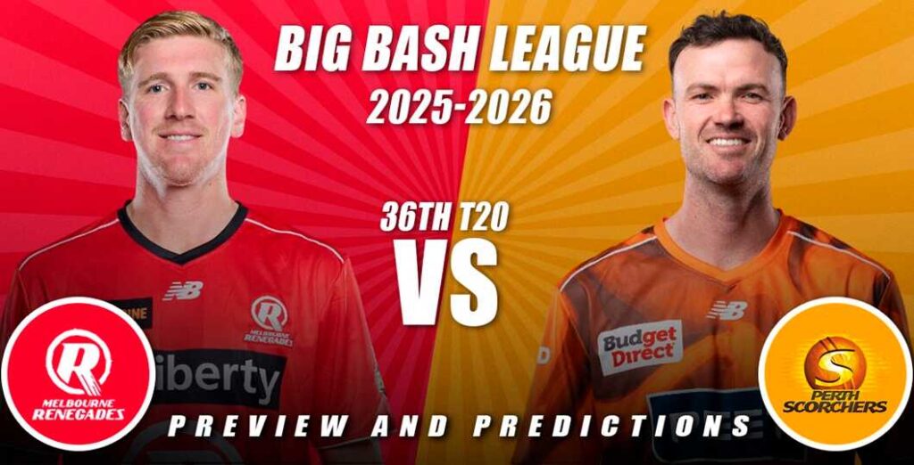 Melbourne Renegades vs Perth Scorchers