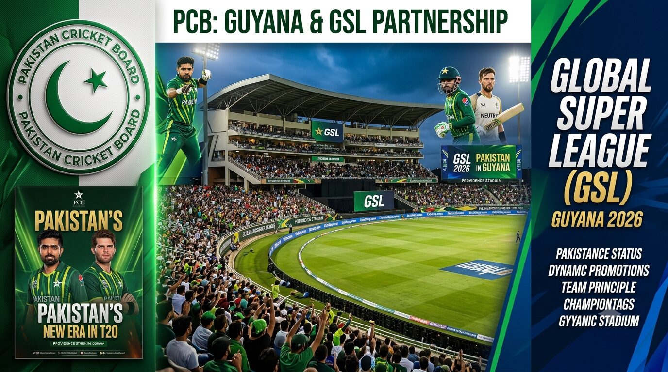 PCB Clears Path for International Stardom 14 Pakistani Players Granted NOCs for GSL and CPL 2026