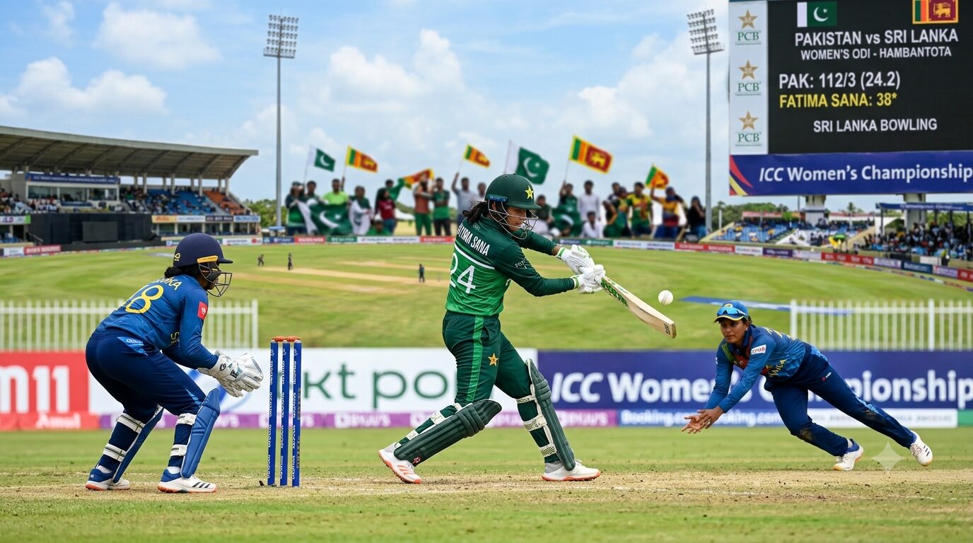 Pakistan vs Sri Lanka Women’s ODI Fatima Sana Strategy