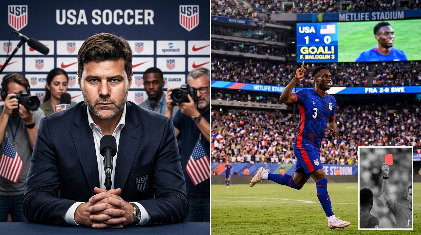 Pochettino Balogun Red Card as USMNT Reaches Last 16