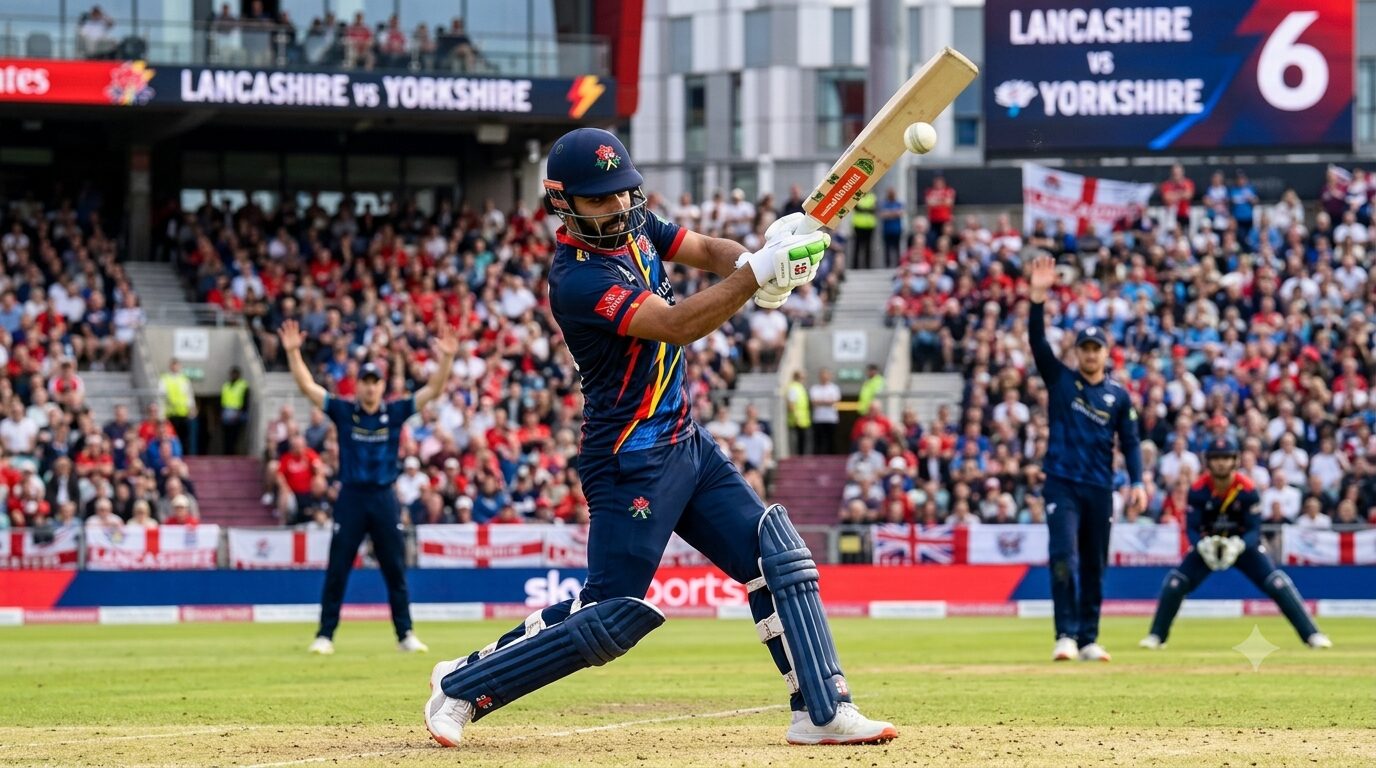 Shadab Khan Masterclass How Lancashire Edged Derbyshire in an Absolute Vitality Blast Thriller