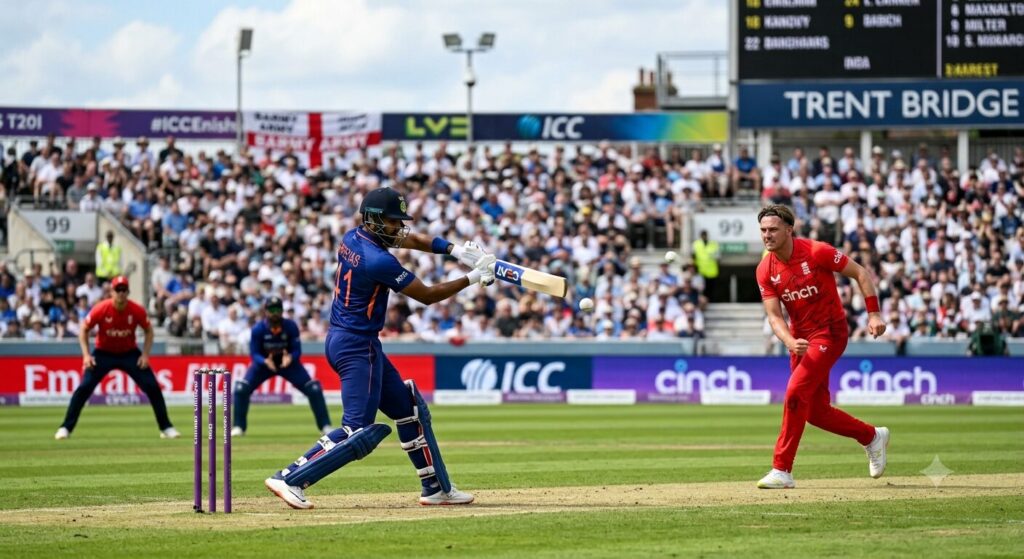 Shreyas Iyer vs. Josh Tongue