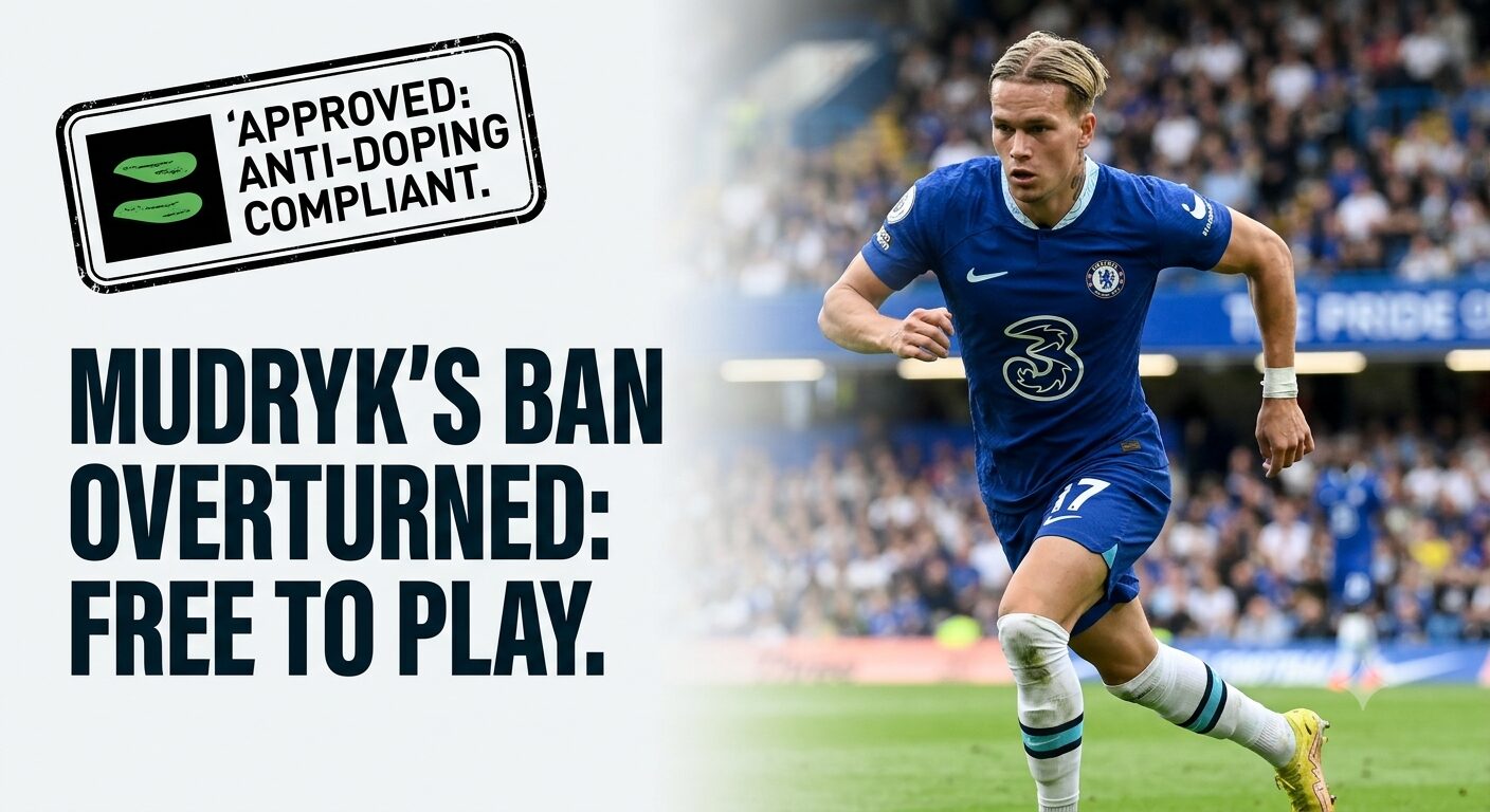 Mykhailo Mudryk doping ban cleared as Chelsea winger prepares for Premier League action