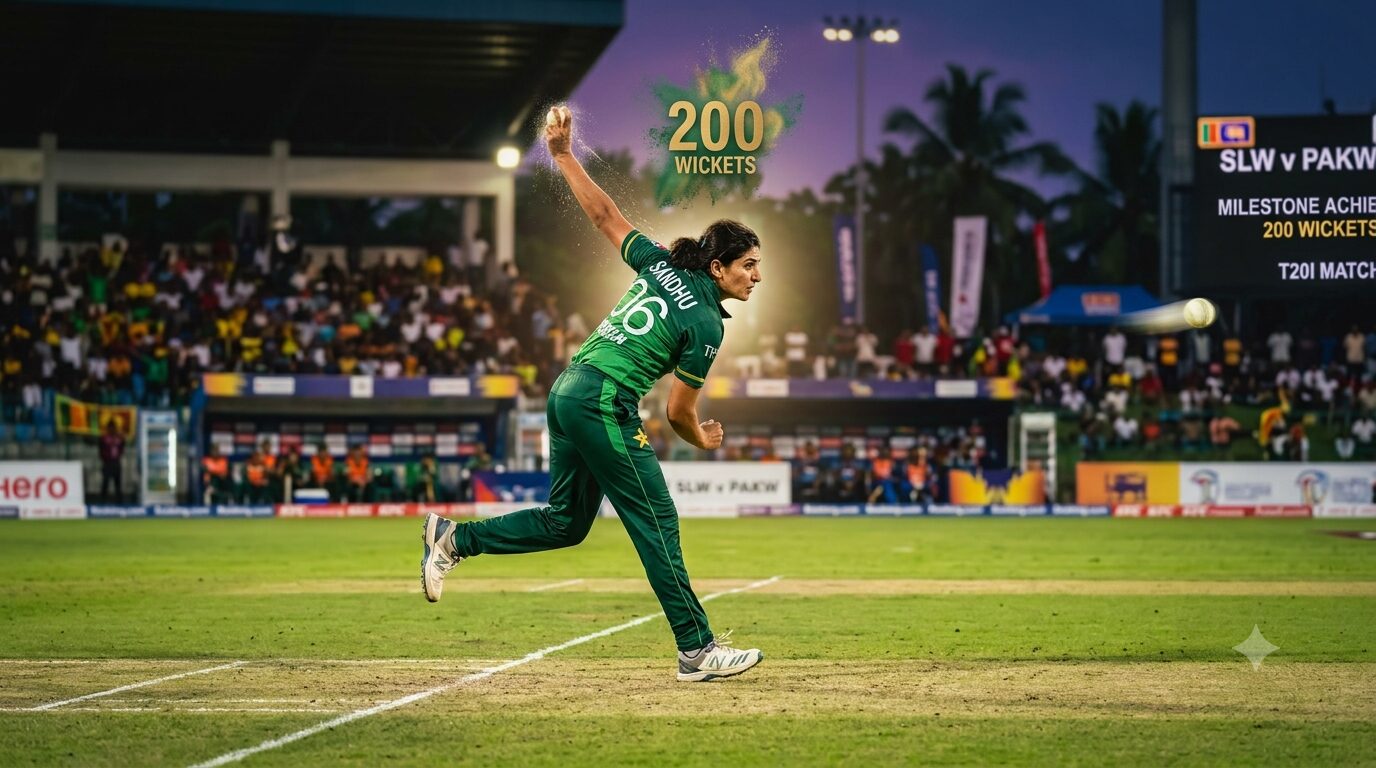 Nashra Sandhu 200 Wickets: Pakistan Spinner Enters Elite International Club