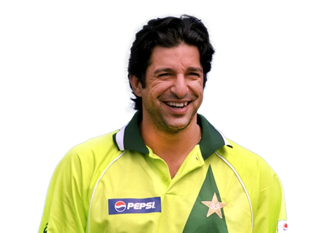 legendary Pakistani fast bowler Wasim Akram