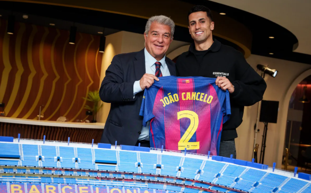  Barcelona transfer news joao Cancelo