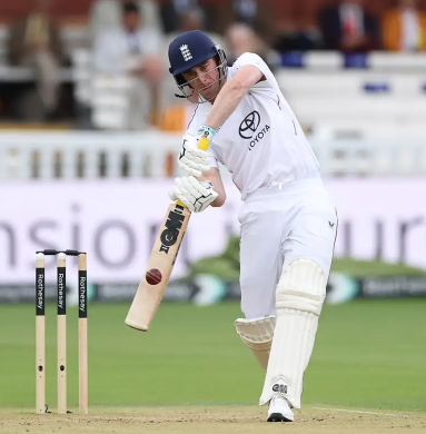 Dan Lawrence half century in lords.