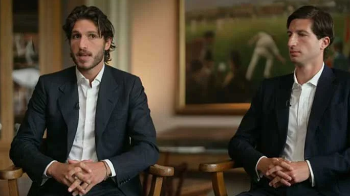 Imran Khan's sons interviewed by Sky Sports.