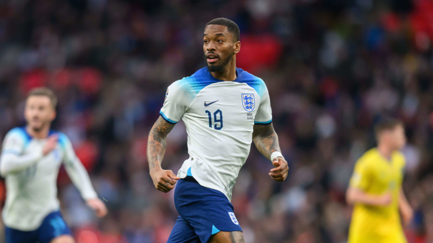 Ivan Toney during an international appearance