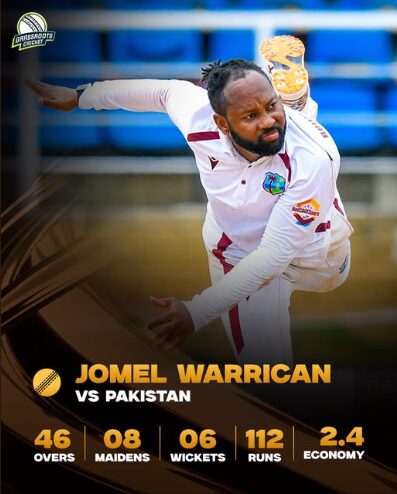 Jomel Warrican bowling spell