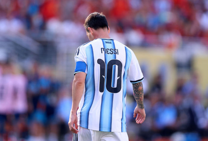 Lionel Messi's final international farewell.