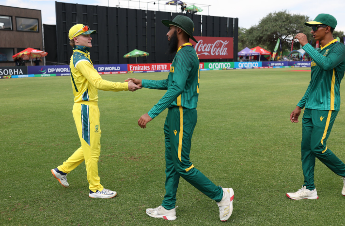 Namibia asserted dominance over South Africa early in the tri-series opener