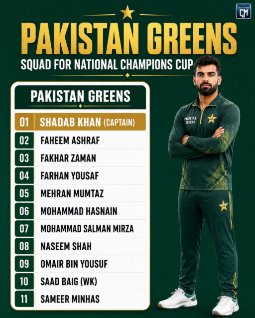 Shadab Khan Greens