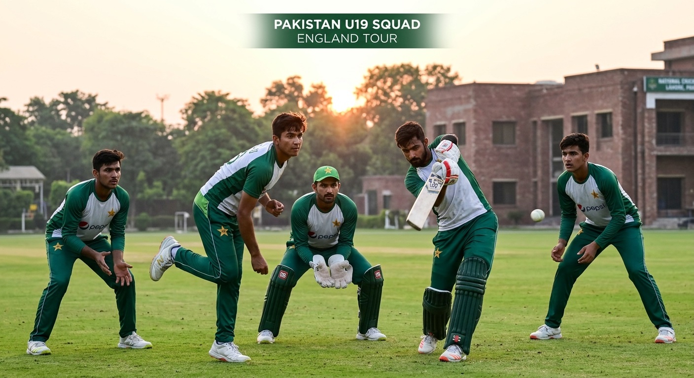 Pakistan U19 Squad England Tour 15 Players