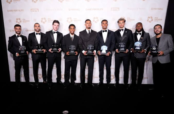 Premier League stars gathered for the PFA Awards night.