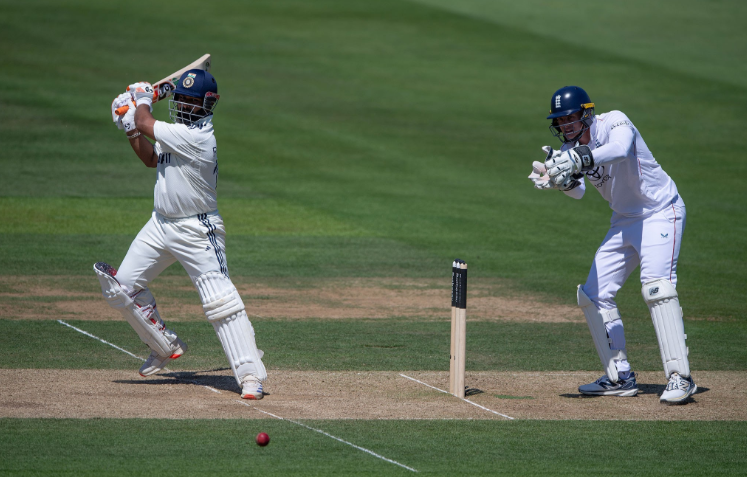 Rishabh Pant surpassed Adam Gilchrist to become the fastest player to hit 100 Test sixes.