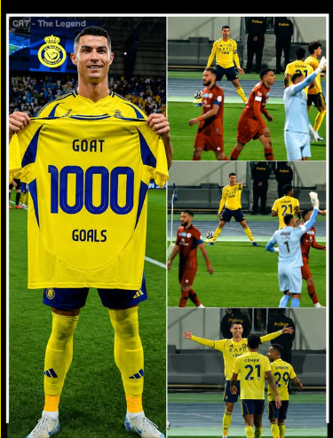Ronaldo 1000 goals Pursuit