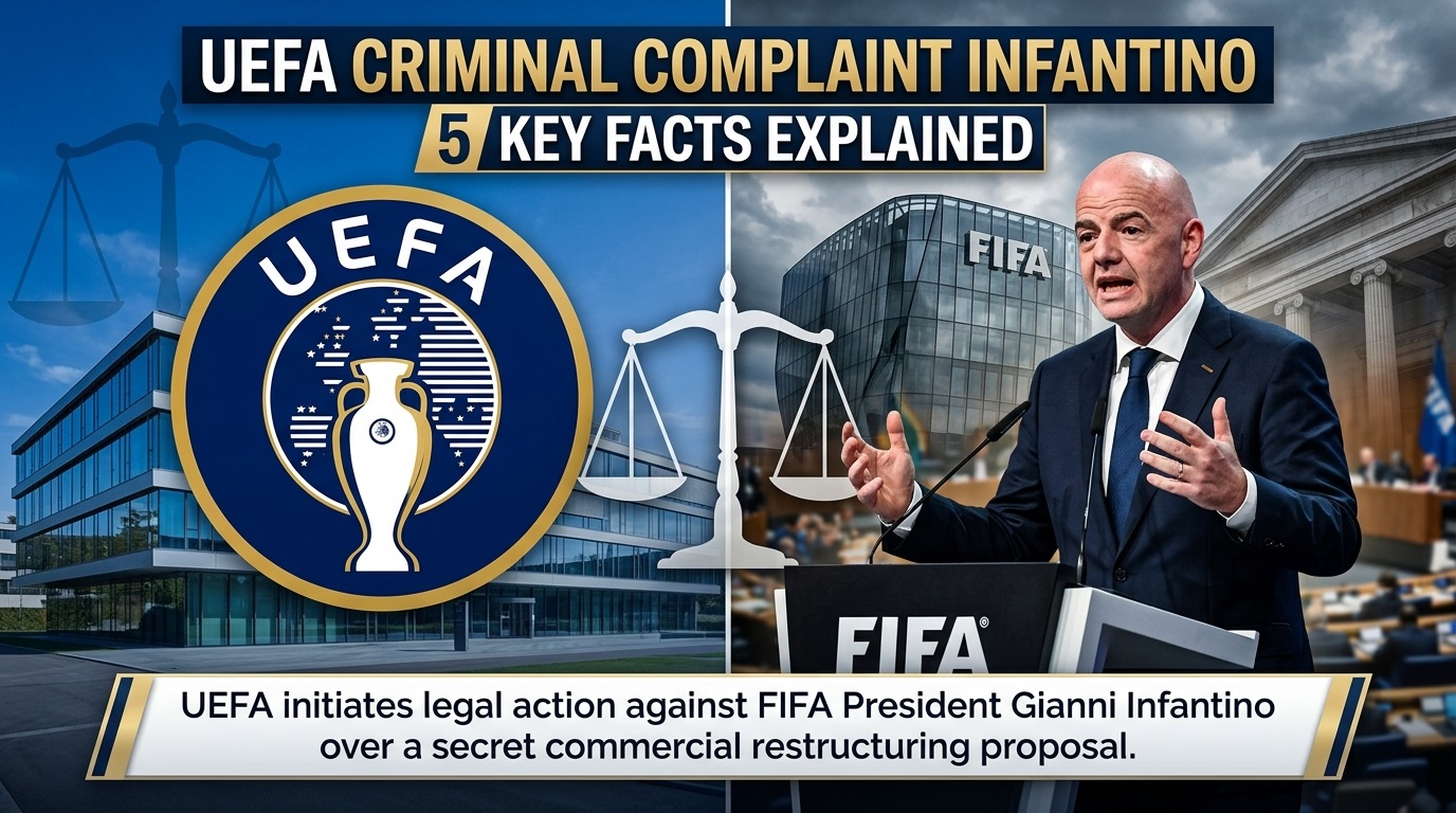 UEFA criminal complaint Infantino