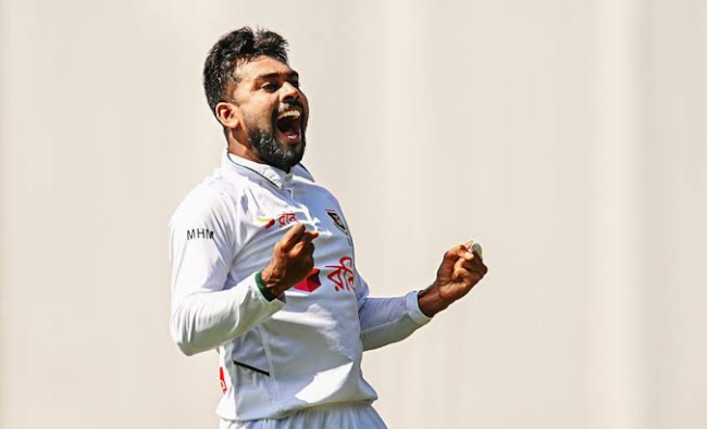 off-spinner Mehidy Hasan Miraz