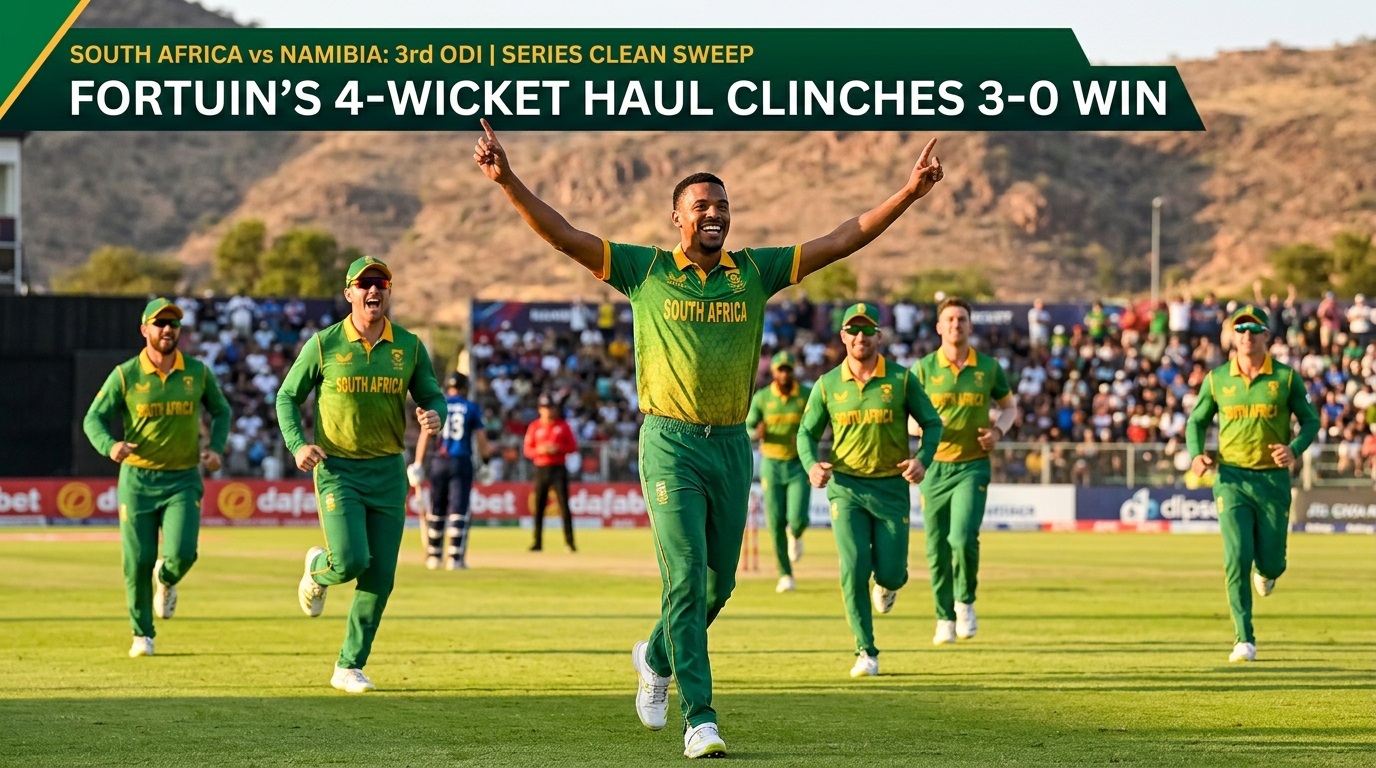 1 Perfect South Africa vs Namibia 3rd ODI Triumph Highlights