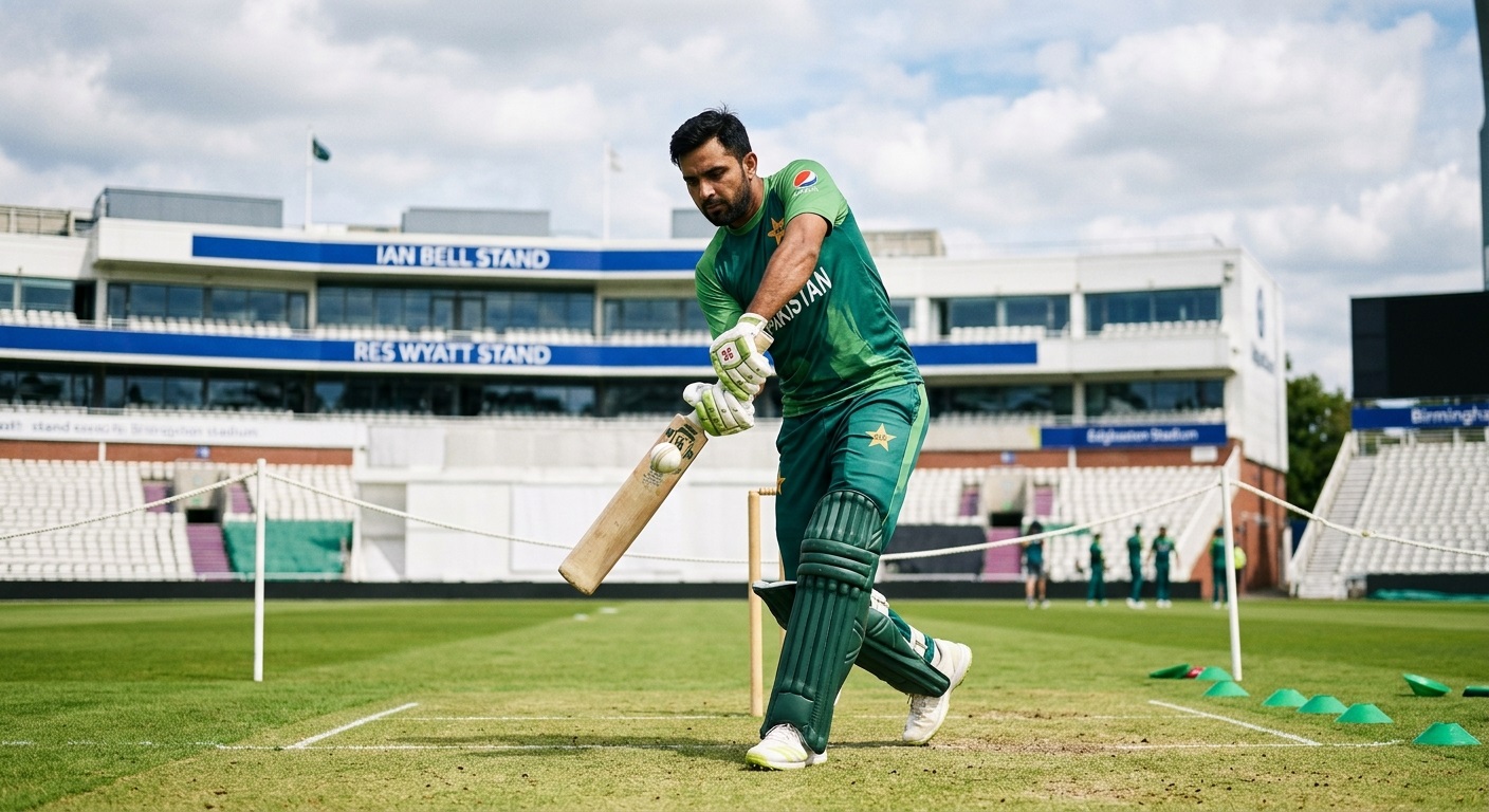 Pakistan squad outdoor training session Edgbaston ahead of 3rd Test against England.