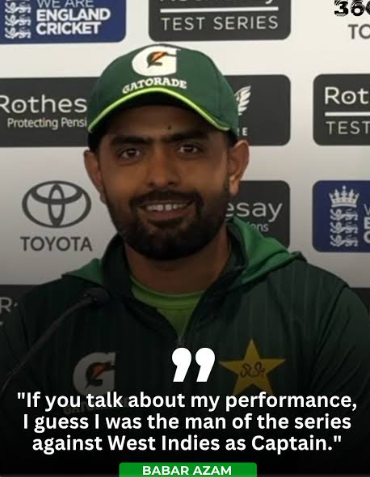 Babar Azam speaking at Edgbaston press conference.