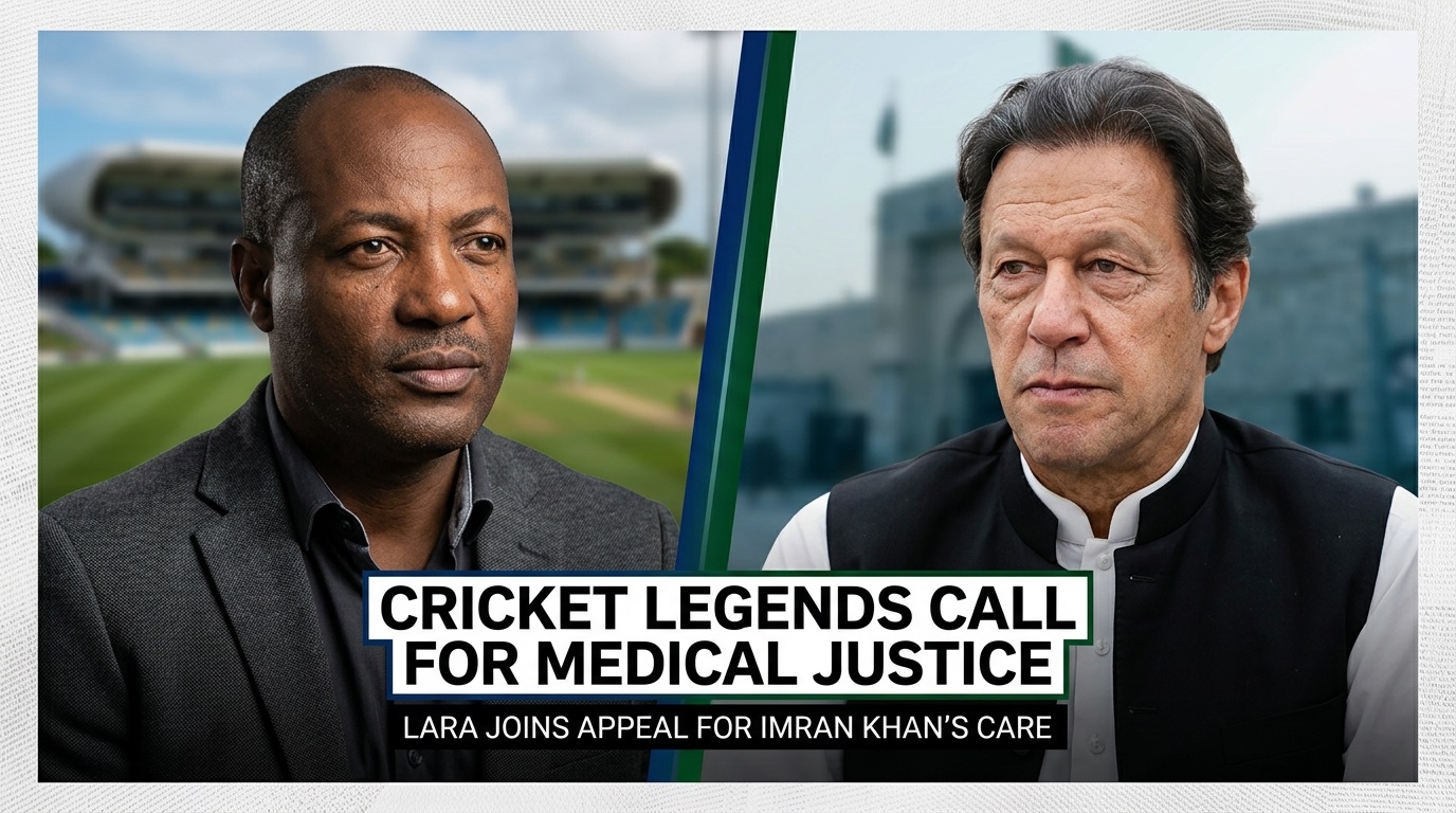 Brian Lara Imran Khan medical care 2026 international appeal