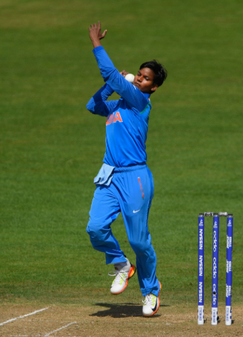 Deepti Sharma spearheaded India's attack with figures of 3/9.