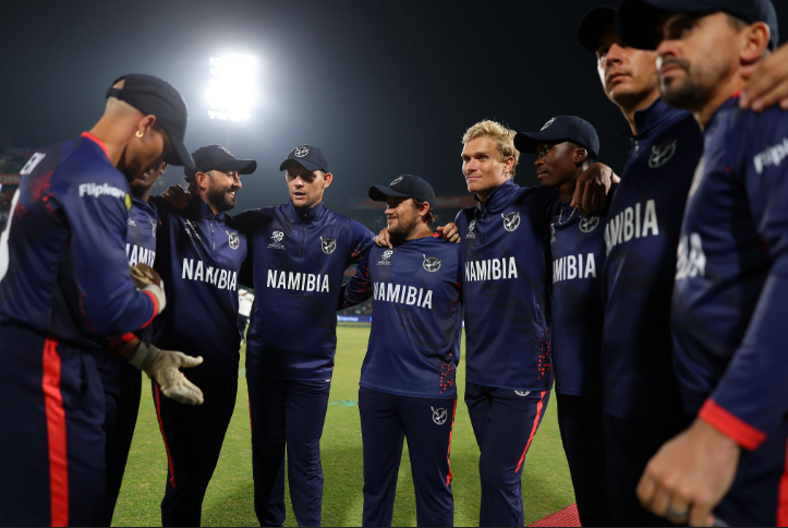 Gerhard Erasmus led Namibia in a heroic run chase in Windhoek.