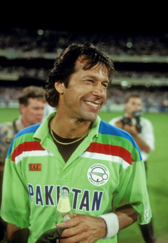 Imran Khan led Pakistan to World Cup glory in 1992 before entering public life.