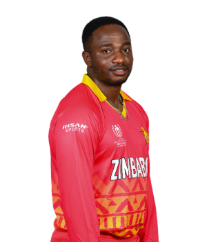 Innocent Kaia top-scored with a career-best 72 runs.