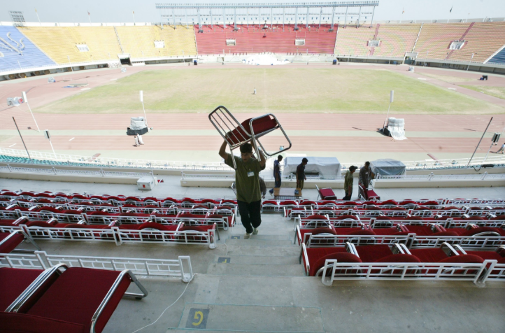 Islamabad Sports Complex preparing for primary SAF Games events.