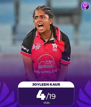 Joyleen Kaur registered standout figures of 4/19.