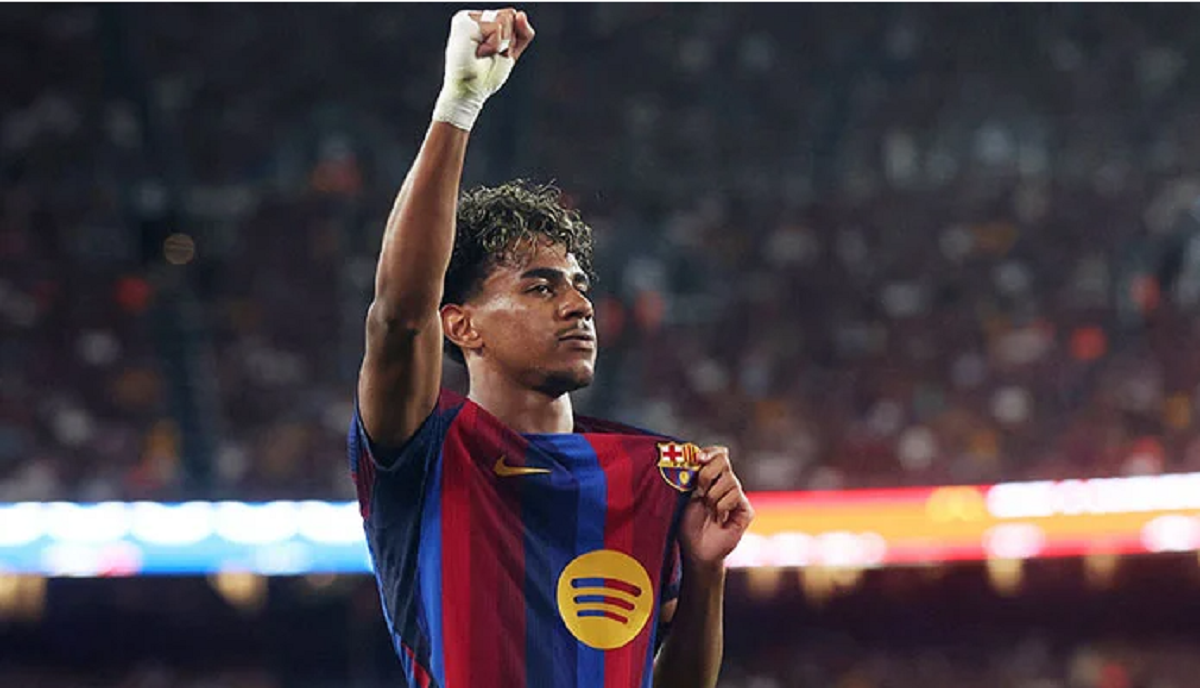 Lamine Yamal Champions League Goal